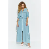 Платье Euromoda 410 бирюзовый