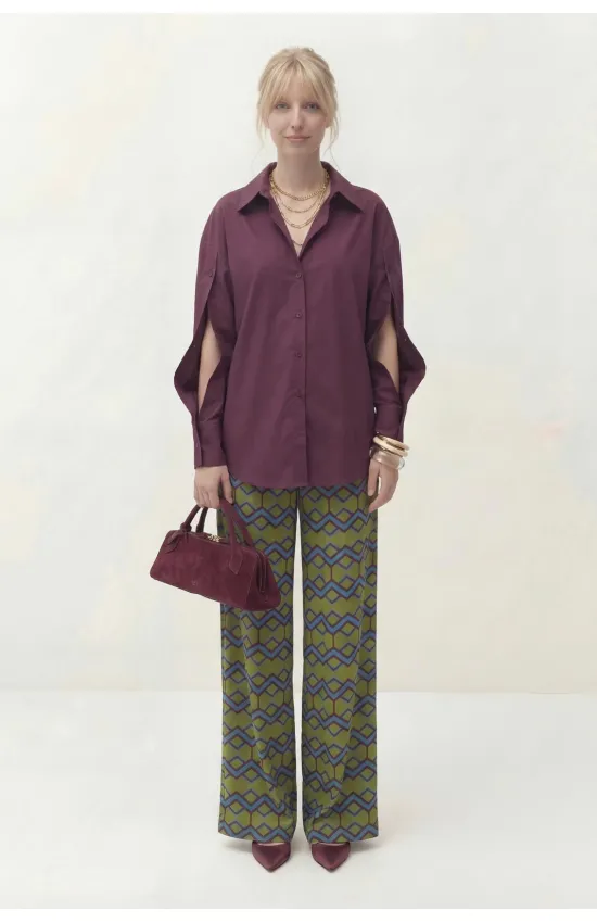 Блузка Lokka 1862 бордовый