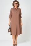 Платье Eva Grant 7168 капучино
