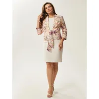 Пиджак Condra Deluxe 15106 розовый-желтый