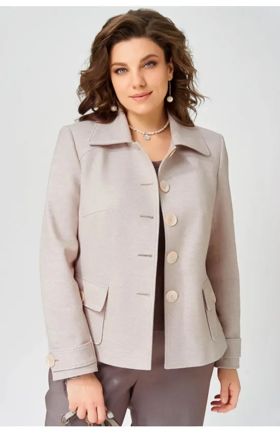 Пиджак Fita 20754 Венциана капучино + бежевый