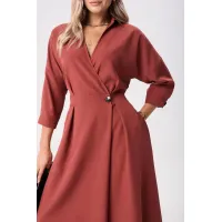 Платье Anastasia 1229.2 клюква