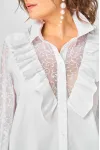 Блузка Eva Grant 7174-1В белый