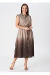 Платье Your Size 2246/170 Кофе с молоком (Капучино)