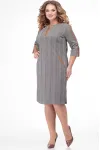 Платье Anelli 899 серый с капучино