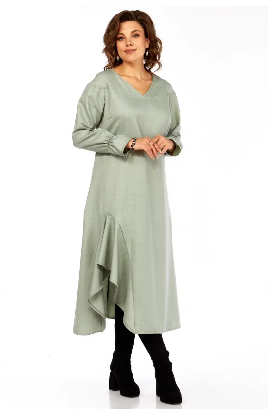 Платье Celentano 5065 приглушенный шалфейный