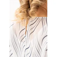 Платье Algranda 4146 Синий,Молочный