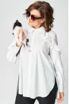 Блузка Eva Grant 7174-1 белый