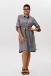 Платье Anelli 1579 графитовый шепот