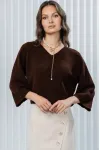 Кофта Romgil рв0381-ак2 коричневый
