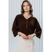 Кофта Romgil рв0381-ак2 коричневый Кофта Romgil рв0381-ак2 коричневый