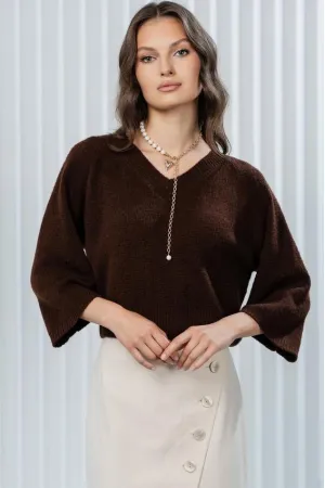 Кофта Romgil рв0381-ак2 коричневый