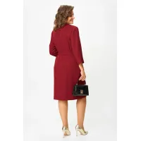 Платье Карина Делюкс М-1378 бордо