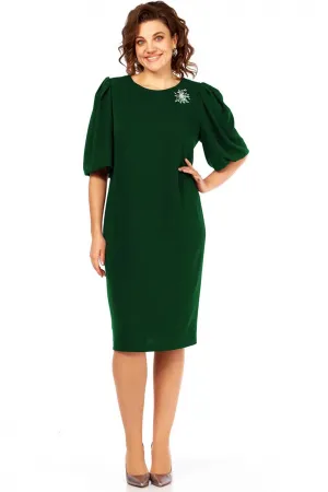 Платье Милора-Стиль 1421 зеленый