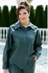 Блузка Vittoria Queen 26733 изумрудный