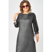 Платье Eva Grant 7310D графит