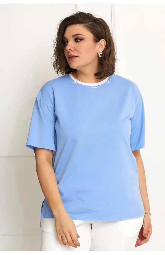 Блузка Begimoda 4086 голубой