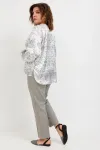 Блузка Begimoda 4142 круги на белом Блузка Begimoda 4142 круги на белом