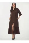 Платье Your Size 2274/164 Шоколадно-коричневый