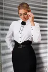 Блузка Мода-Юрс 2832bl белый
