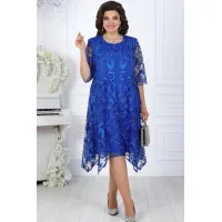 Платье Ninele 7431 Васильковый