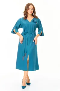 Платье T&n 7711 бирюза темная