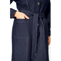 Платье Swallow 853.1 синий  джинс