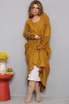 Платье Амулет 9907 горчица 164
