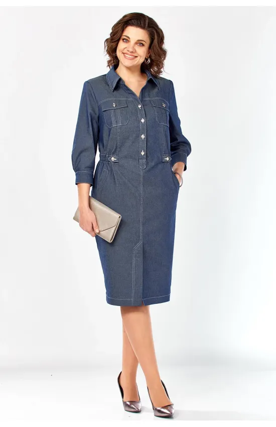 Платье Тэнси 410 джинсовый