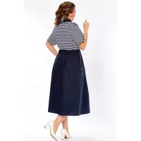 Платье Matini 3.1808 белый+синий