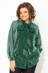 Блузка Лилиана 1496 изумруд