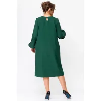 Платье Swallow 710 темный изумруд