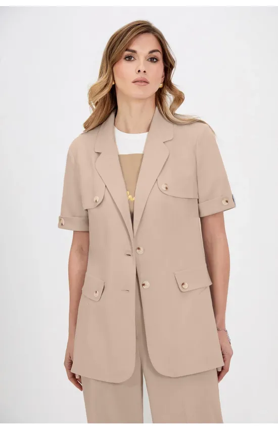 Пиджак Bazalini 5037 бежевый