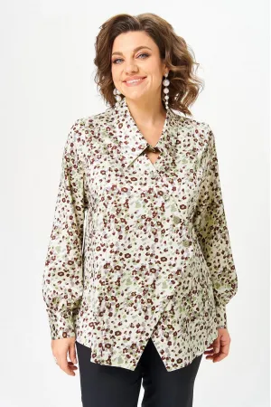 Блузка Michel Chic 789 цветочный принт