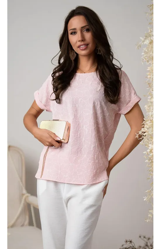 Блузка Nika.pl 0304101 Hajdan-41 Розовый