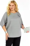 Блузка Элль-Стиль 2436а серый Блузка Элль-Стиль 2436а серый