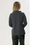 Кофта Люше 3570 * графит с принтом