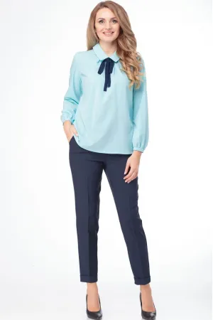 Блузка Anelli 321 голубой