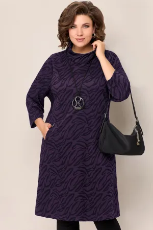 Платье Volna 1308 темно-фиолетовый