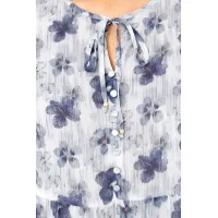 Платье Lady Style Classic 3007/1 синий с серым