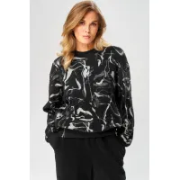 Кофта Laikony L-104 серо-черный