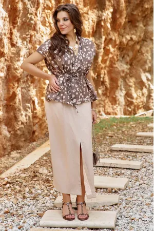 Юбка Vittoria Queen 28123ю бежевый