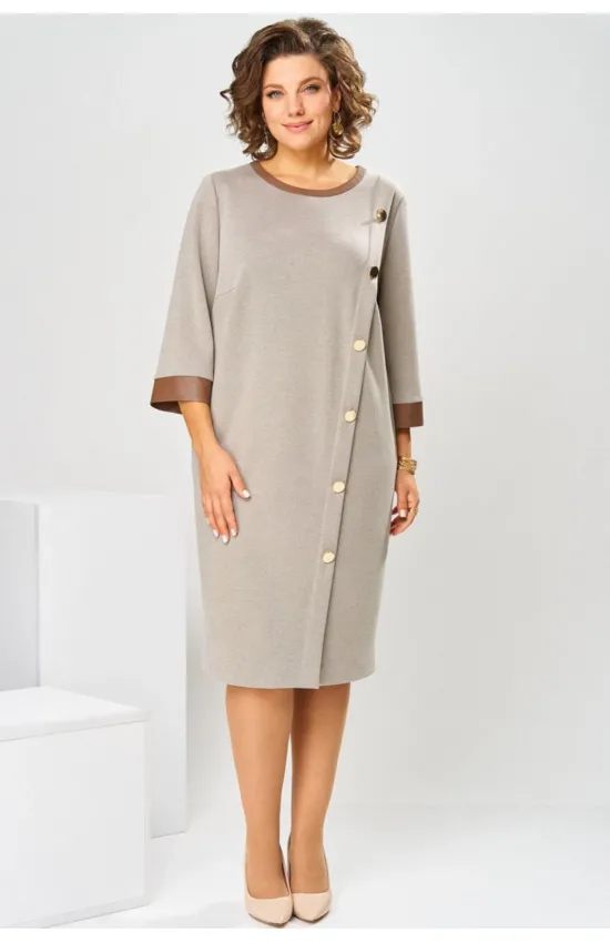 Платье Romanovich 1-2846 бежевый