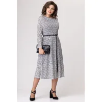 Платье Avanti 1456 чёрно-белый