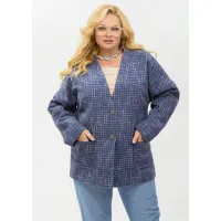 Пиджак Your Size 2267/170 Синий с добавлением бежевых нитей
