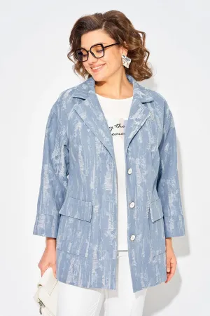 Пиджак Лилиана 1505 джинс меланж