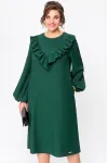 Платье Swallow 710 темный изумруд