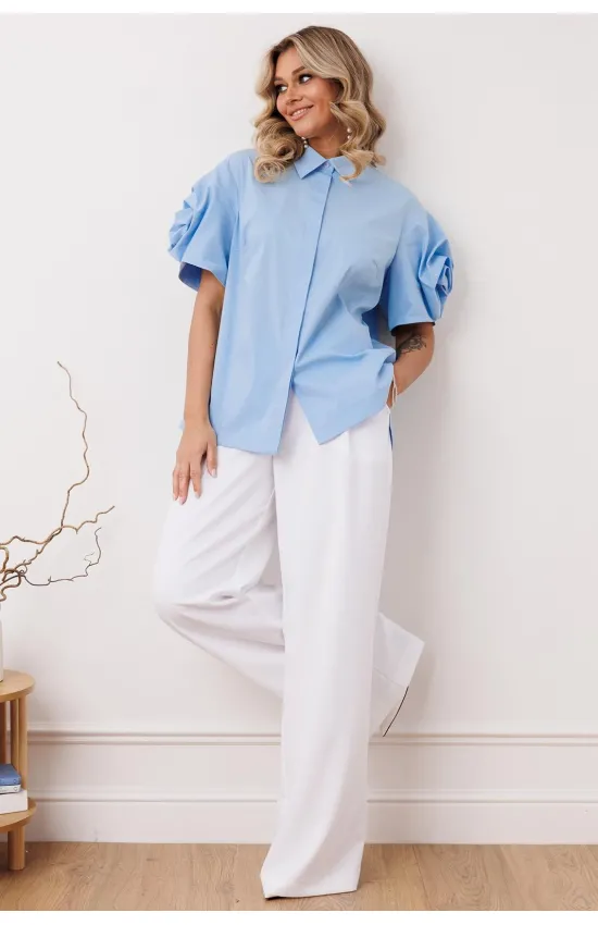 Блузка Мода-Юрс 2916bl голубой