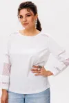 Блузка Anelli 1627 сахарная вуаль