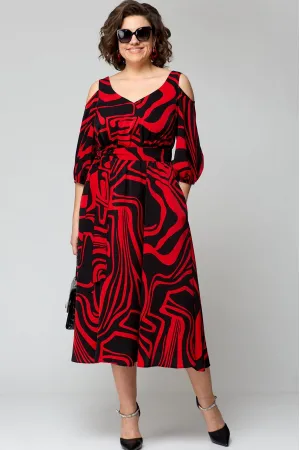 Платье Eva Grant 7281 красный